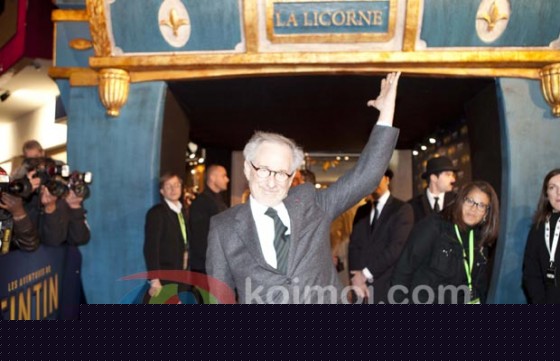 Steven Spielberg At The Adventures of Tintin Premiere 