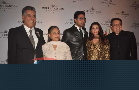 Abu Jani, Jaya Bachchan, Abhishek Bachchan, Aishwarya Rai Bachchan, Sandeep Khosla At Abu Jani, Sandeep Khosla's 25 Years Bash