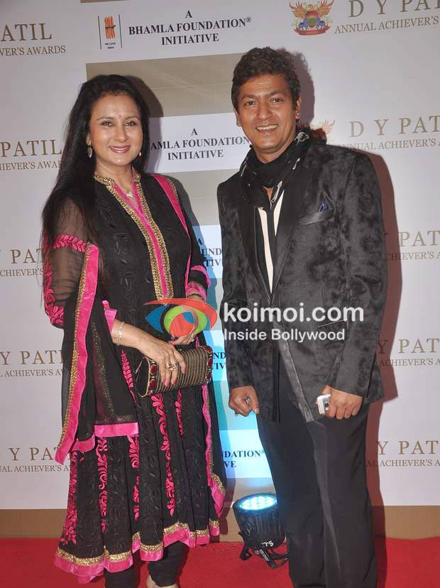 Poonam Dhillon, Aadesh Shrivastav At D Y Patil Achievers Awards