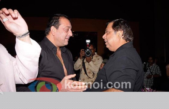 Sanjay Dutt, David Dhawan At Rajiv-Shukla's Party