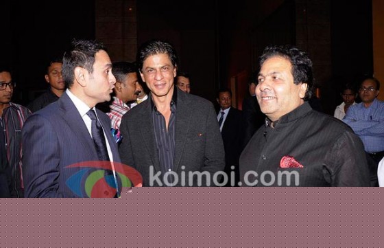 Shah Rukh Khan Rajiv Shukla At Rajiv Shukla's Party