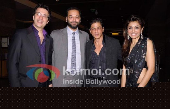 Sunny Dewan, Shahrukh Khan, Queenie Dhody At Rajiv Shukla's Party