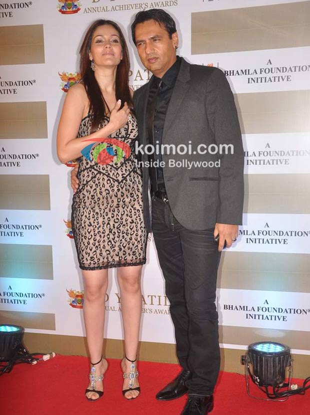 Waluscha Robinson, Marc Robinson At D Y Patil Achievers Awards