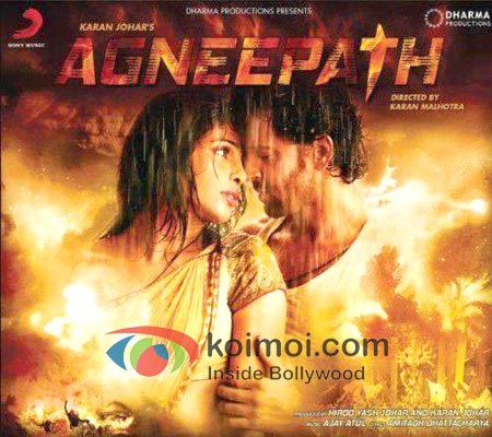 Priyanka Chopra, Hritik Roshan Agneepath Movie Poster