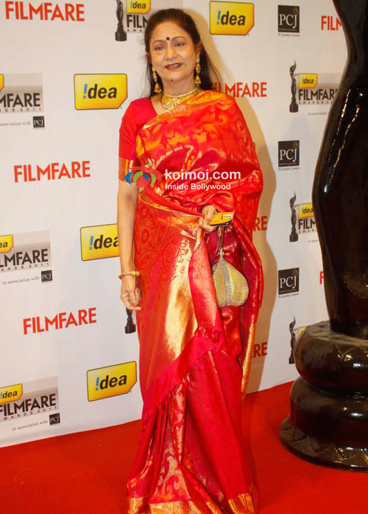 Aruna Irani At The '57th Idea Fimfare Awards 2011'
