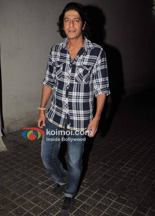 Chunky Panday At Agneepath Screening