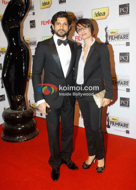 Farhan Akhtar At The '57th Idea Fimfare Awards 2011'