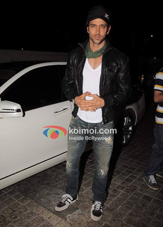 Hrithik Roshan At Agneepath Screening