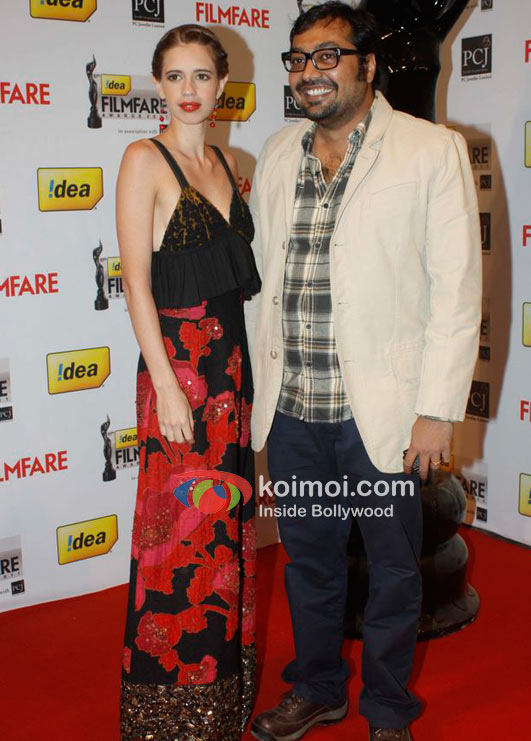 Kalki Kochlin, Anurag Kashyap At The '57th Idea Fimfare Awards 2011'