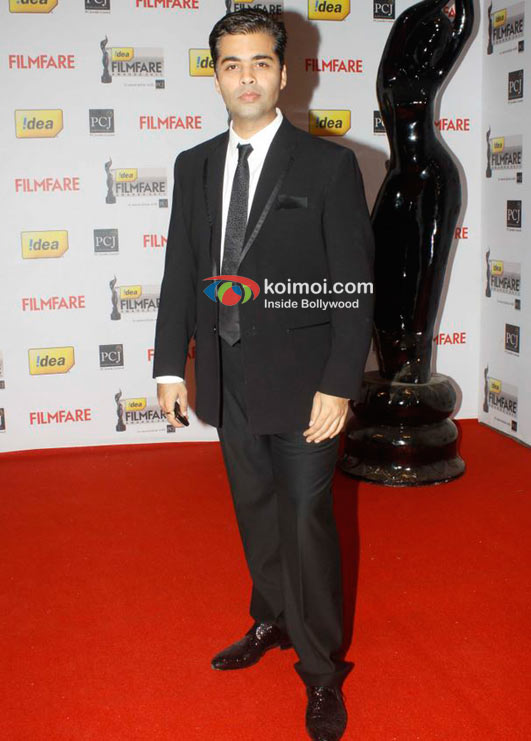 Karan Johar At The '57th Idea Fimfare Awards 2011'