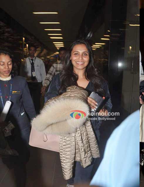 Rani Mukerji Return From Vacation 