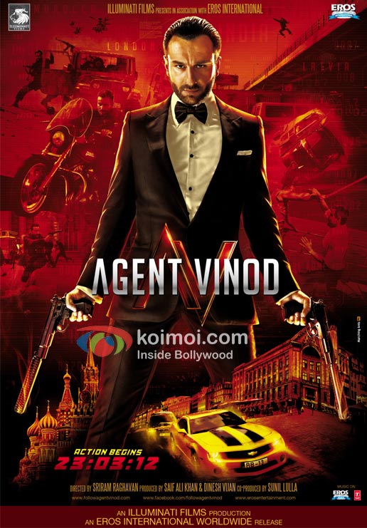 Saif Ali Khan (Agent Vinod Movie Poster)