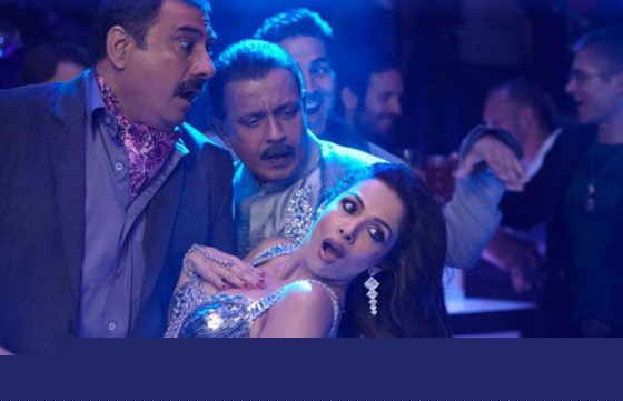 Boman Irani, Malaika Arora Khan, Mithun Chakraborty (Housefull 2 Movie Stills)