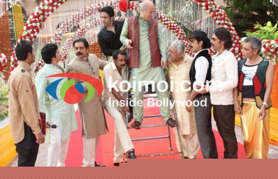 Chandrachur Singh, Tusshar Kapoor, Anupam Kher, Om Puri, Sushant Singh, Mukul Dev (Chaar Din Ki Chandni Movie Stills)