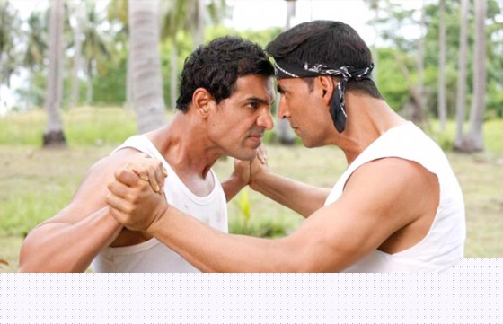 John Abraham, Akshay Kumar (Housefull 2 Movie Stills)