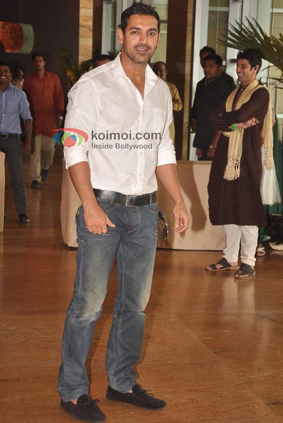 John Abraham At Ritesh-Genelia Wedding