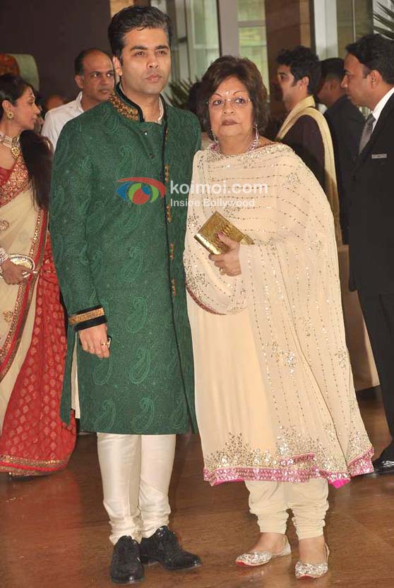 Karan Johar At Ritesh-Genelia Wedding