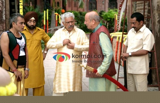 Om Puri, Anupam Kher, Kulraj Randhawa (Chaar Din Ki Chandni Movie Stills)