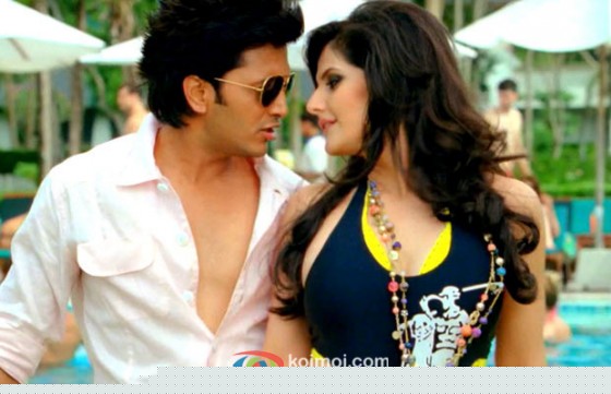 Ritesh Deshmukh, Zarine Khan (Housefull 2 Movie Stills)