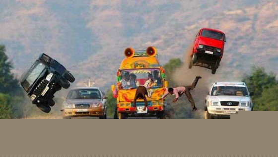 Action Scene in Bol Bachchan Movie Stills