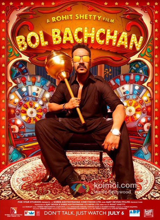 Ajay Devgan In Bol Bachchan Movie Poster