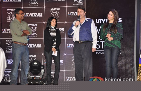 Randhir Kapoor, Kareena Kapoor At UTV Stars Walk Of The Stars Launch