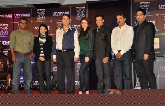 Randhir Kapoor, Kareena Kapoor, Madhur Bhandarkar At UTV Stars Walk Of The Stars Launch