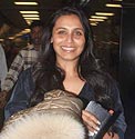 Rani, Aditya, Yash & Uday Chopra Return From Vacation 