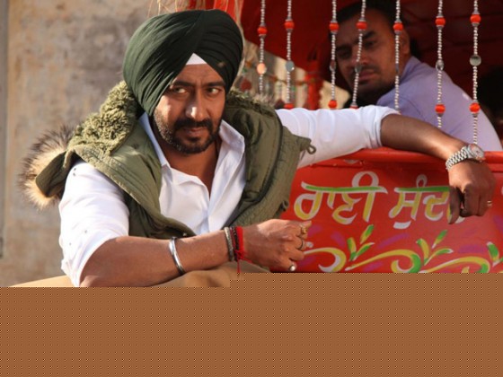 Ajay Devgan in Sardar Look in Son Of Sardar Movie Stills