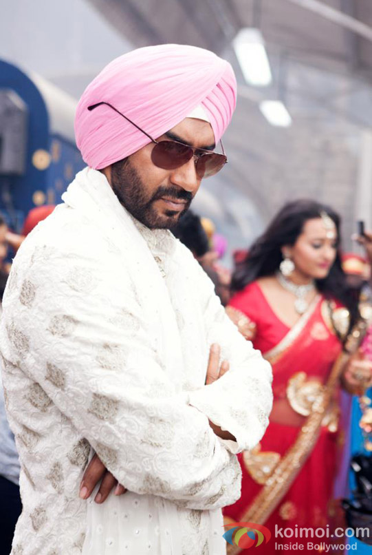 Ajay Devgan plays the sweet yet angry young sardaar in Son Of Sardar (Son Of Sardaar) Movie Stills