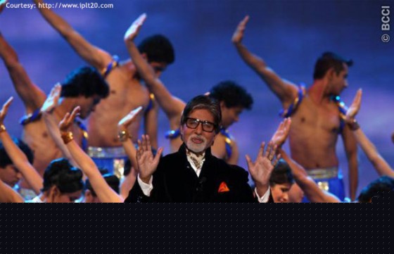 Amitabh Bachchan At IPL 5 Opening Ceremony