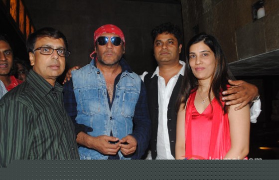 Anant Mahadevan, Jackie Shroff, Sachin Khanolkar, Bindiya Khanolkar  At Gour Hari Dastaan Wrap Up Party