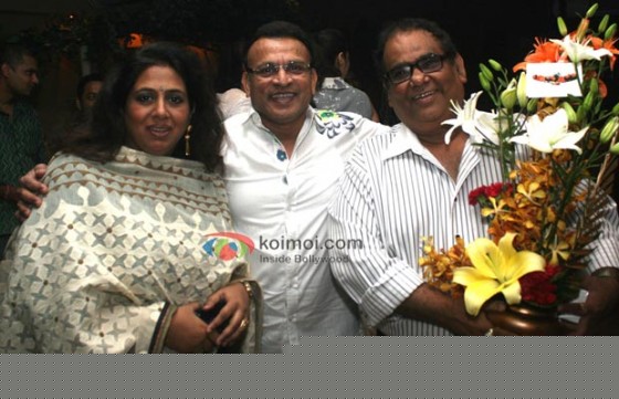 Annu Kapoor At Satish Kashik's Birthday Party