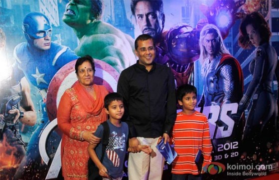 Chetan Bhagat At The Avengers Premiere