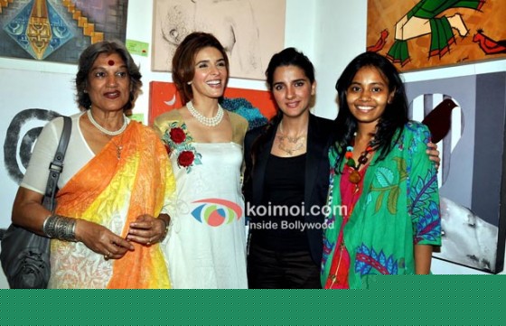 Dolly Thakur, Rageshwari, Shruti Seth At Ponnam Salecha's Painting Exhibition