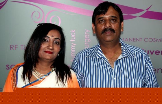 Dr. Nishita Seth, Prashant Seth At A Clinic Launch