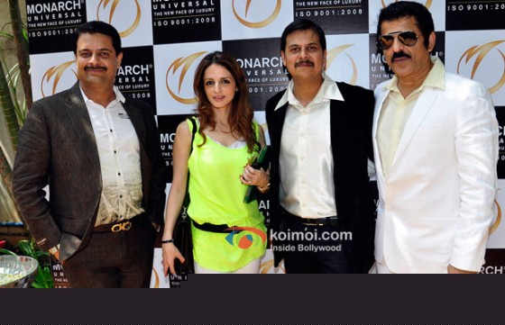 Hasmukh Thakur, Sussanne Roshan, Gopal Thakur, Rajesh Khattar At Monarch Universal Office Inauguration