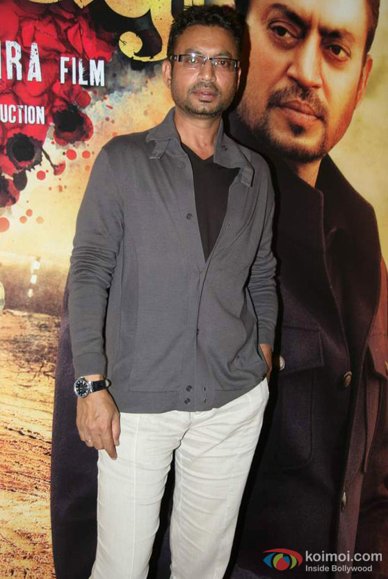 Irrfan Khan At 'Yeh Saali Zindagi' Movie Launch Event