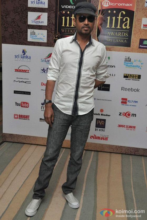 Irrfan Khan At IIFA Cricket And Fashion Media Meet Event
