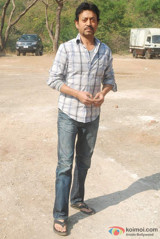 Irrfan Khan On The Sets Of 'Pranam Walekum' Movie