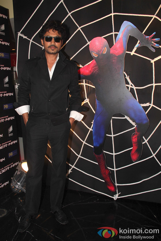 Irrfan Khan at The Amazing Spider-Man Movie Press Conference