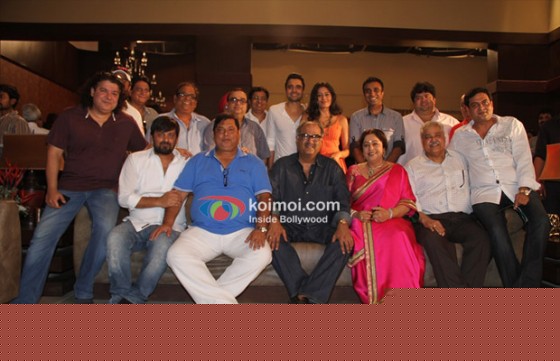 Sajid Khan, David Dhawan, Boney Kapoor, Jackky Bhagnani, Nidhi Subbaiah, Kirron Kher At  Ajab Gazabb Love Mahurat