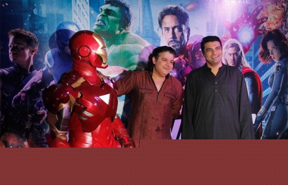 Sajid Khan, Siddharth Roy Kapur At The Avengers Premiere