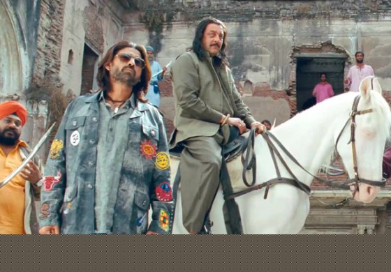 Sanjay Dutt and Mukul Dev play the Bad Cops in Son Of Sardar Movie Stills