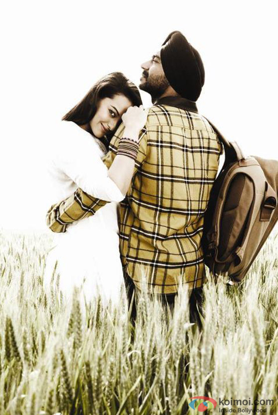 Sonakshi Sinha and Ajay Devgan in Son Of Sardar Movie Stills