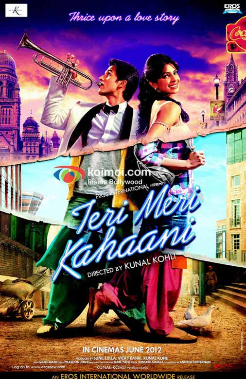  Shahid Kapoor, Priyanka Chopra (Teri Meri Kahanni Movie Poster)