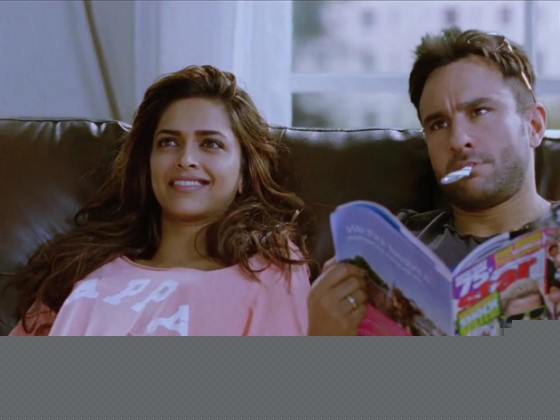 Deepika Padukone and Saif Ali Khan share a moment in Cocktail Movie Stills
