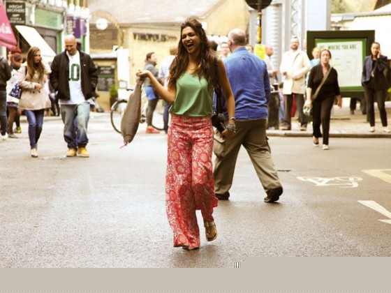 Deepika Padukone in a party mood at shopping in Cocktail Movie Stills