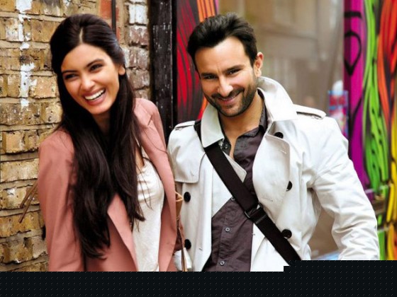 Diana Penty and Saif Ali Khan smiles in Cocktail Movie Stills