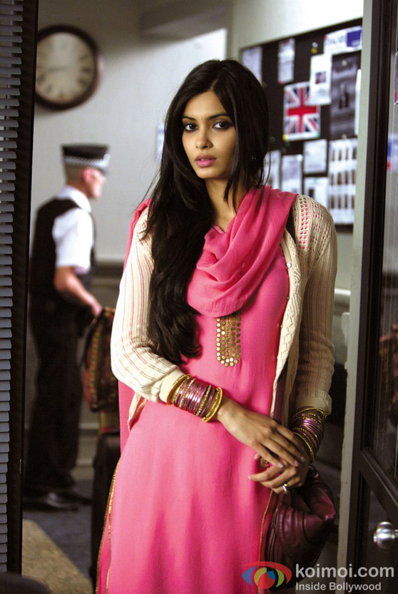 Diana Penty hot in pink dress in Cocktail Movie Stills